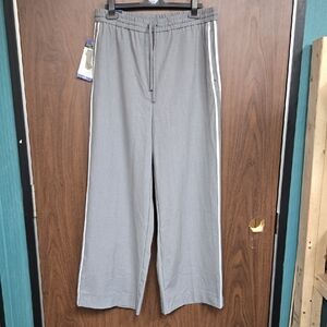 Rachel Rachel Roy Size L Grey High Rise Wide Leg Trouser Style Pant